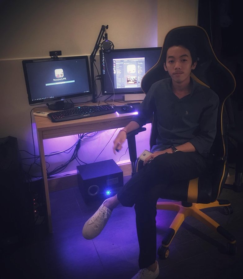 Noobie GMK’s first streaming setup