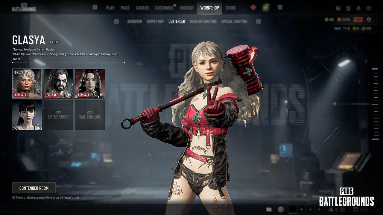 PUBG Contender Glasya