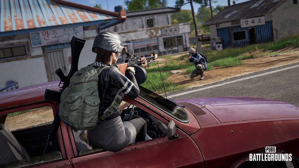បាញ់ពីលើឡានក្នុង PUBG 42.3