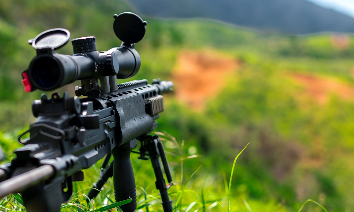 Sniper Rifle ជាមួយ scope